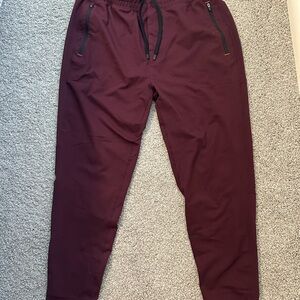 Saxx Men's Burgundy Jogger Pants